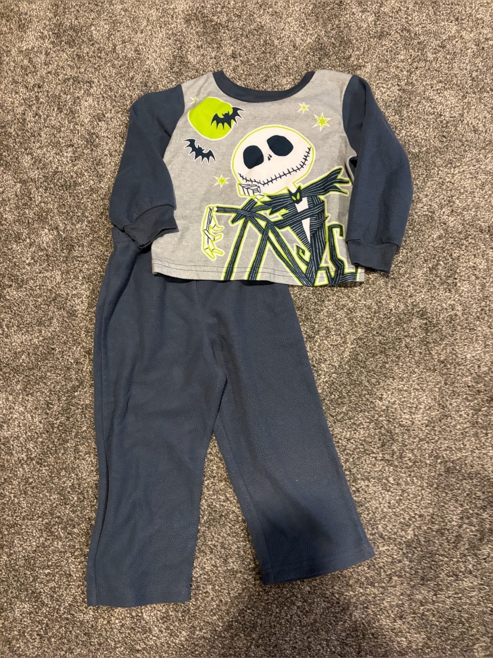 Nightmare Before Christmas Size 3T Pajama Set